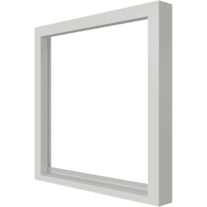 Vast raam | 1 vak | pvc